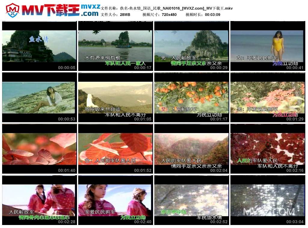 佚名-鱼水情_国语_民歌_NAI01016
